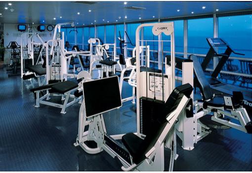 El gimnasio del buque